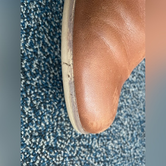 100% Real Suede & Leather Tall Partial Lace-Up Heeled Timberland Boots - Picture 11 of 14